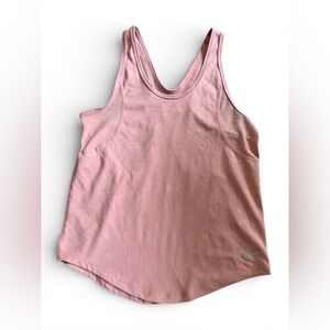 Nike Dri-FIT Seamless Racerback Tank Top Pink Women’s Small Athletic Workout